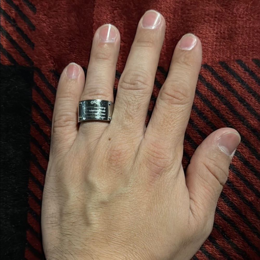 D&G Silver Ring - Picture 4 of 5